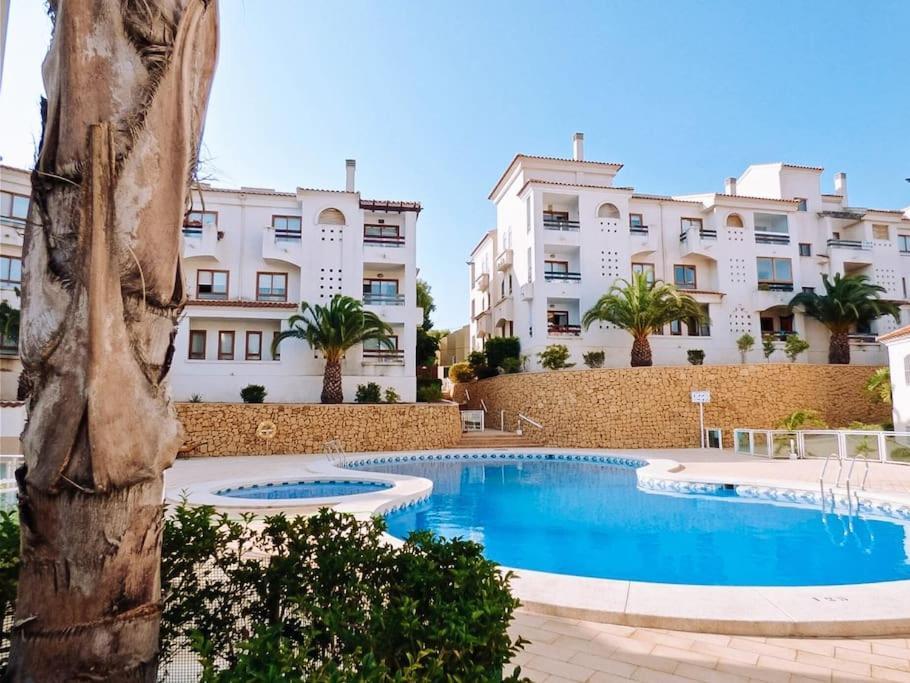 Soleado Apartamento Con Piscina Y Terraza Privada. Альбир Экстерьер фото